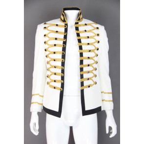 Michael Jackson White Jacket Cosplay Costume