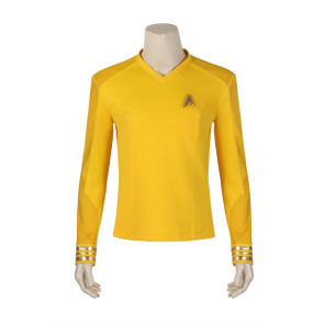 Star Trek: Strange New Worlds Captain Christopher Pike Shirt Cosplay Costume