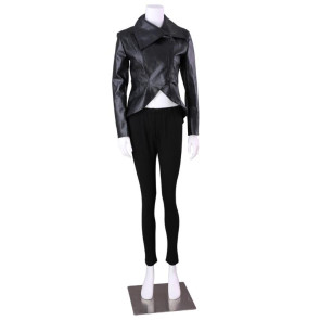 Once Upon a Time Emma Swan Black Suit Cosplay Costume
