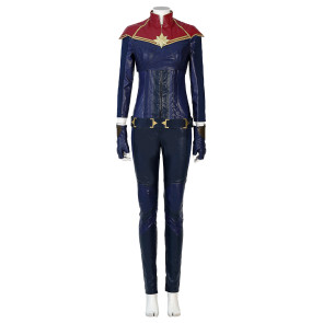 Captain Marvel Jumpsuit Cosplay Costume