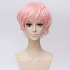 Pink 30cm A3! Act! Addict! Actors! Sakisaka Muku Cosplay Wig