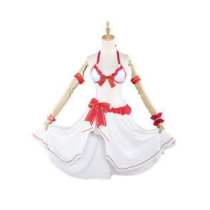 Sword Art Online Asuna Swimsuit Cosplay Costume
