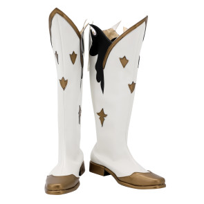 Final Fantasy White Cosplay Boots