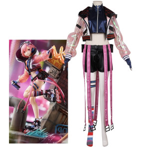 Re:Zero Ram Figure Neon City Ver Cosplay Costume