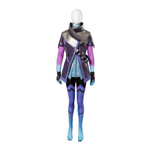 Overwatch Sombra Hacker Outfit Cosplay Costume