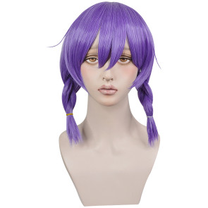Purple 40cm We Never Learn Bokuben Asumi Kominami Cosplay Wig