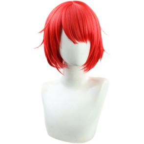 Red 30cm Pretty Boy Detective Club Michiru Fukuroi Cosplay Wig