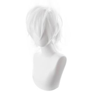 White 30cm A Certain Magical Index Season 3 Accelerator Cosplay Wig
