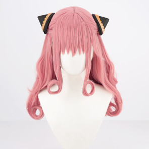 Pink 55cm Spy × Family Anya Forger Cosplay Wig