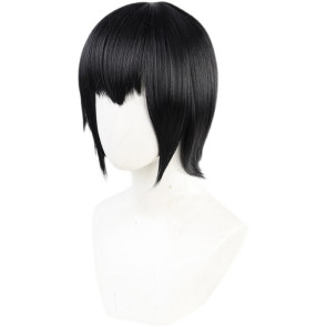 Black 30cm Promise of Wizard White Cosplay Wig