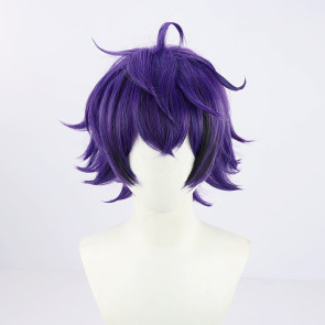 Purple 30cm Virtual YouTuber Seto Kazuya Cosplay Wig