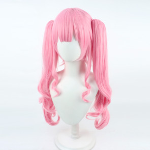 Pink 80cm Virtual YouTuber Mori Calliope Cosplay Wig 