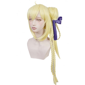 60cm Gold Record of Grancrest War Siluca Meletes Cosplay Wig