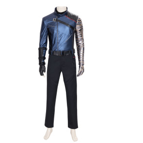 The Falcon and the Winter Soldier Winter Soldier Bucky Barnes Outfit  Cosplay Costume