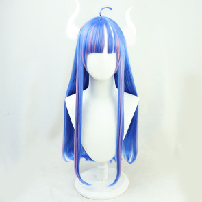 Blue and Pink 70cm One Piece Ulti Cosplay Wig
