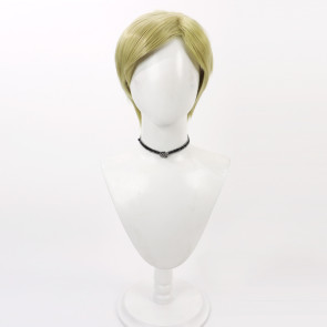 Blonde 30cm Attack on Titan Erwin Smith Cosplay Wig