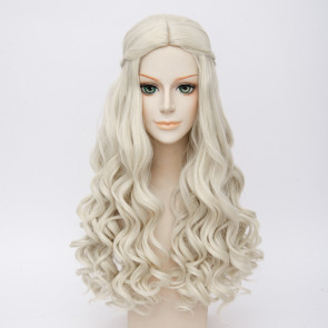 Gold 60cm Alice in Wonderland 2 The White Queen Alice Cosplay Wig