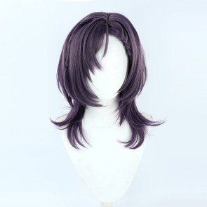 Purple 40cm Virtual Youtuber Aiba Uiha Cosplay Wig