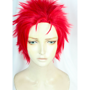 Red 30cm Hypnosis Mic: Division Rap Battle Kuko Harai Cosplay Wig