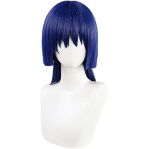 Blue 40cm Genshin Impact Scaramouche Cosplay Wig