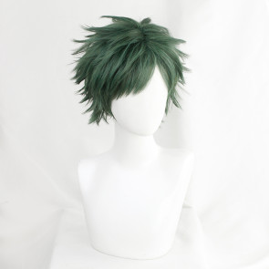 Green 30cm Disney: Twisted-Wonderland Trey Clover Cosplay Wig