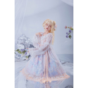 Cute Violin Kitty High Waisted Sleeveless Lolita Dress