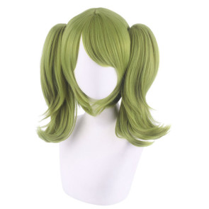Green 35cm Danganronpa Monaca Towa Cosplay Wig