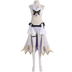 Granblue Fantasy Narmaya White Swimsuit Cosplay Costume