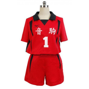 Haikyuu!! Tetsuro Kuro Nekoma High School Sports Uniform Cosplay Costume