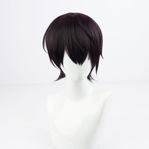 Dark Purple 35cm Virtual YouTuber Kenmochi Toya Cosplay Wig