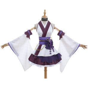 Vocaloid Kagamine Rin 10th Anniversary Birthday Kimono  Cosplay Costume
