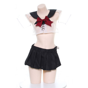 Sexy Transparent Japanese School Uniform