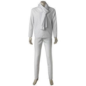 Despicable Me 3 Gru White Suit Cosplay Costume 