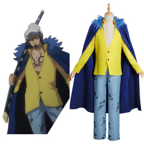 One Piece Trafalgar D. Water Law Suit Cosplay Costume