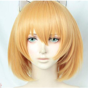 Gold 30cm Kemono Friends Serval Cosplay Wig