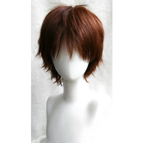 Brown 30cm KonoSuba Kazuma Sato Cosplay Wig