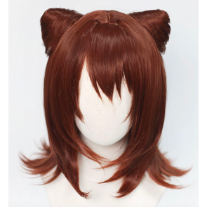 Brown Red 35cm BanG Dream! Toyama Kasumi Cosplay Wig