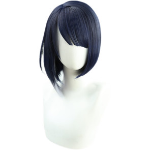 Blue 35cm Genshin Impact Kujou Sara Cosplay Wig