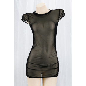 Sexy Black Transparent Dress