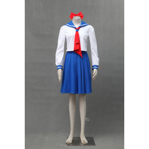 Sailor Moon Sailor Venus Minako Aino School Uniform Cosplay Costume