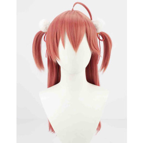 Red 70cm Virtual YouTuber Sakura Miko Cosplay Wig