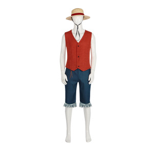 2023 TV One Piece  Monkey D. Luffy Cosplay Costume