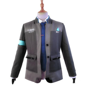 Detroit: Become Human Connor RK800 Agent Suit Cosplay Costume Version 4