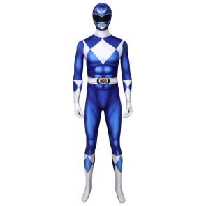 Power Rangers Dan Blue Ranger Jumpsuit Cosplay Costume