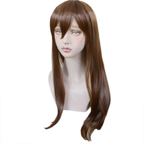 Brown 60cm Dr. Stone Yuzuriha Ogawa Cosplay Wig