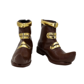 One Piece Buggy Brown Cosplay Shoes