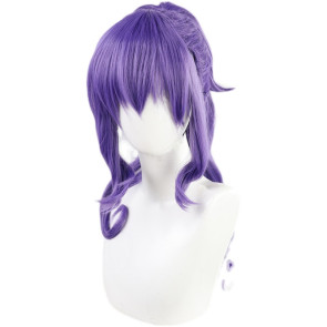Purple 75cm Project Sekai: Colorful Stage feat. Hatsune Miku 25-ji, Night Code de. Asahina Mafuyu Cosplay Wig
