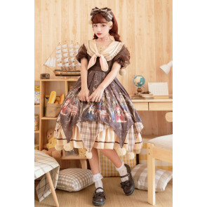 Cute Short Sleeves Multi-layer Lolita Dress