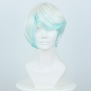 White Blue 35cm Tales of Zestiria the X Mikleo Cosplay Wig