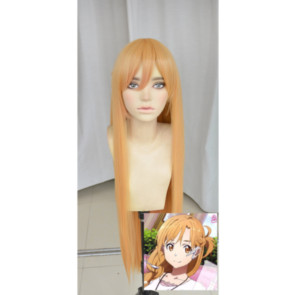 100cm Sword Art Online The Moive: Ordinal Scale Asuna Cosplay Wig